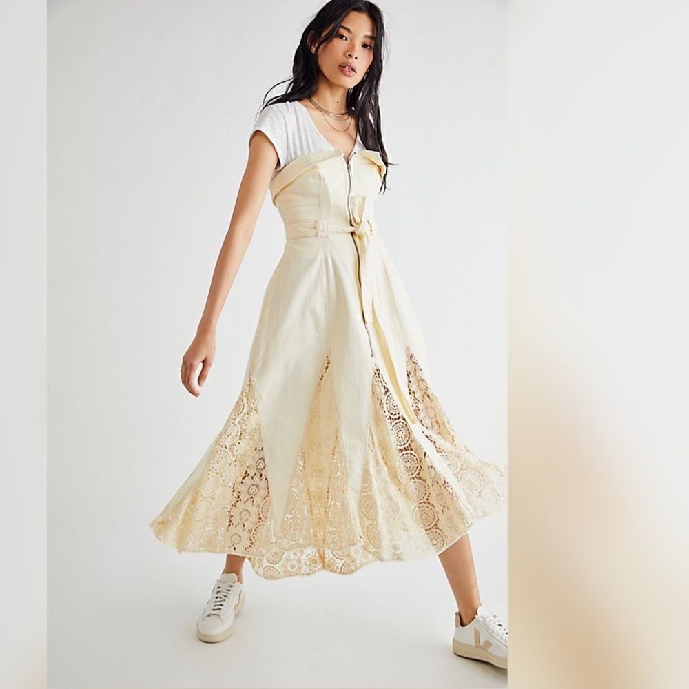Free People - Sway With Me MIDI Dress - Picture 4 of 7